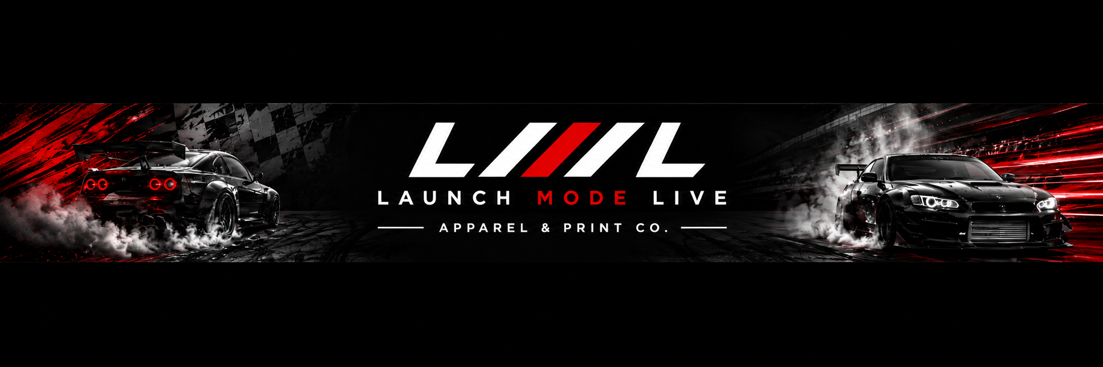 Launch Mode Live racing banner